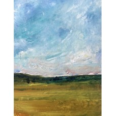 “Ukrainian Gold. Wheat Fields” – Original Oil Painting by Marina Stognieva